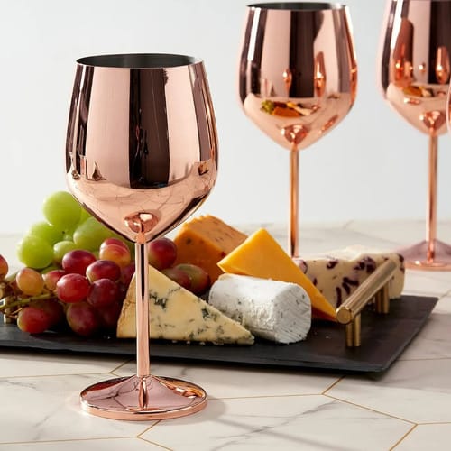 Copa de Vino Acero varios colores